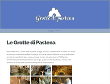 Tablet Screenshot of grottepastena.it